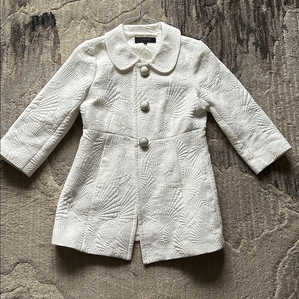 Tobias White /cream Textured Blazer